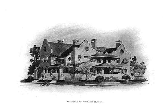 1900 rendering of south face of Lennox House <span class="cc-gallery-credit"></span>